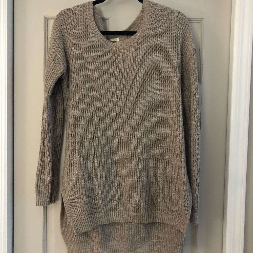 BP tan knit sweater
